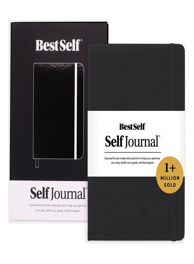 BestSelf Co. BestSelf 13-Week Self Journal & Goal Planner – Undated Daily ADHD-Friendly Journal for Men & Women | Productivity, Gratitude, Reflection & Habit Tracker | 2025 Life Organizer with Prompts, Black - Image 1